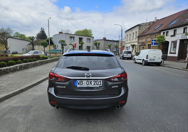 Mazda 6 cena 44000 przebieg: 160000, rok produkcji 2017 z Wągrowiec małe 137